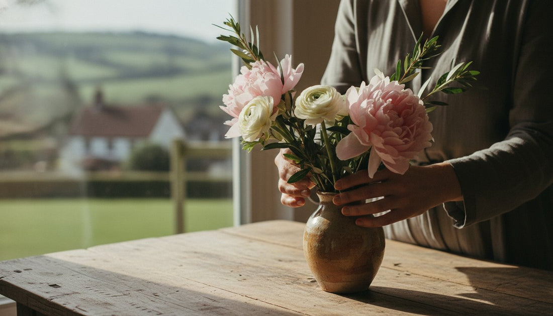 Styling Your Local Devon Bouquets at Home