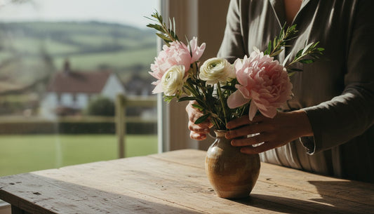 Styling Your Local Devon Bouquets at Home